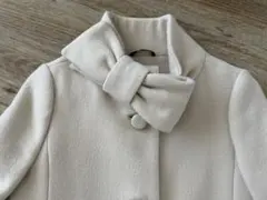 ♠️ケイトスペード　リボンコート　ホワイトのサムネイル
