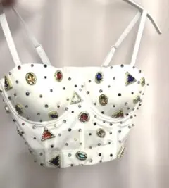 今日だけ限定値下げ　[新品未使用] ビジュー付き　キャミソールのサムネイル