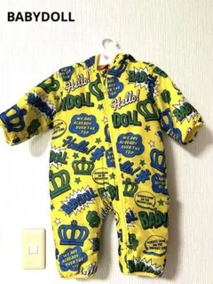 BABY DOLL イエローロンパース F