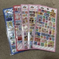 ブロックシール　ディズニー　まとめ売り　5枚セットのサムネイル