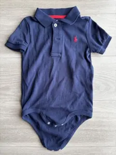 Ralph Lauren ネイビー ポロシャツロンパース 18M