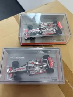 ミニチャンプス マクラーレン MP4-22 アロンソ 2台セットのサムネイル