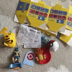 ハッピーセット ポケモン フィギュア4点