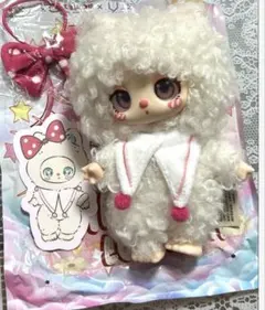 Liila's Lucky Cat ぬいぐるみ 白