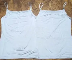 ユニクロ ヒートテックキャミソール グレージュ Mサイズ 2枚セット