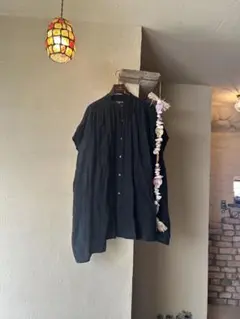 HAVERSACK リネン チュニック ブラックのサムネイル