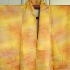 未使用に近い 正絹綸子着物　袱紗付き　卒業式　入学式　 正月　成人式