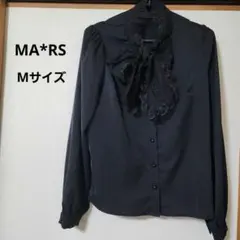 MA*RS☆長袖ブラウス☆ボウタイ☆ブラックのサムネイル