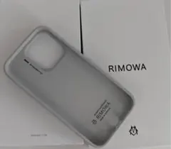 未使用 RIMOWA リモワ iPhone12promax シルバー ケース