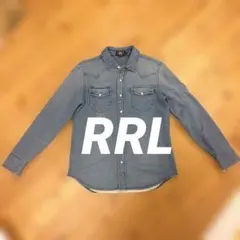 【美品・希少】RRLウエスタンシャツ　スウエット調