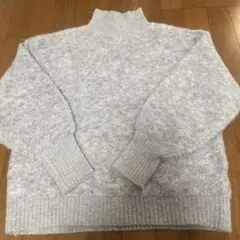 lady luck lucaグレー タートルネック セーター