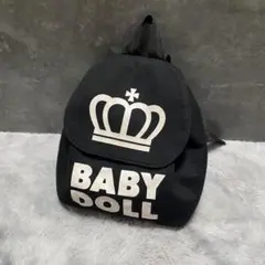 BABYDOLL リュック ロゴ ブラック