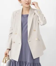 極美品 NOLLEY'S ウォッシャブルドライシャンブレーダブルジャケット