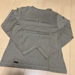 タグなし新品　マドモアゼルノンノンパパス　Tシャツ　長袖　Ｌ　綿100%のサムネイル