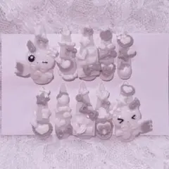 女児 グレー ゴテゴテ 平成 ネイルチップ 地雷 量産 イベント ライブ 推し