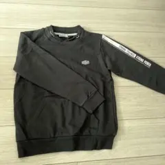 ikka ブラック トレーナー 160