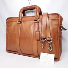 COACH コーチ バケッタレザー エイジング ビジネスバッグ ブリーフ 
