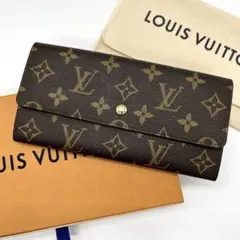 ルイヴィトン モノグラム ポルトフォイユ フロール フューシャ 長財布