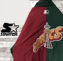 【古着】希少 スターター NBA シアトルソニックス 中綿 ジャケット XL