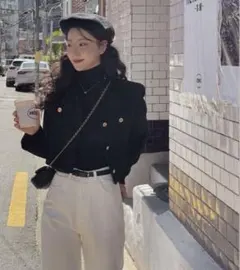 SONA ノーカラーツイードジャケット [SJK6601]