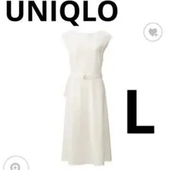 UNIQLO ポンチフレアロングワンピース　ワンピース