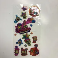 スポンジボブ ぷくぷく キラキラ シール