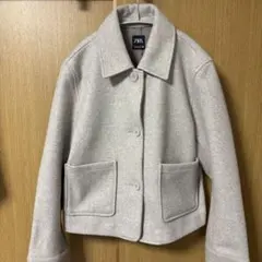 ZARA ベージュ ジャケット コート
