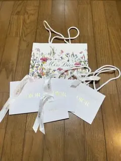 Dior ショッパー ギフト袋 紙袋 5枚 セット ディオール