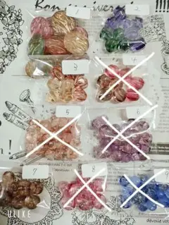 ❤在庫処分/手染めビーズアソート/100円❤