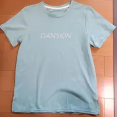 DANSKIN レディース 半袖Tシャツ ライトブルー Mサイズ