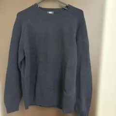 ブルー ニット