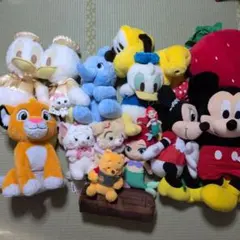 ディズニー ぬいぐるみ まとめ売り ミッキー プーさん スティッチ 等