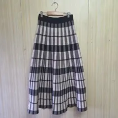 GRL チェック柄フレアスカート