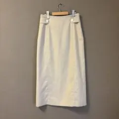 IENA ベージュ膝下スカート