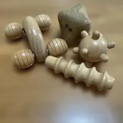 木製 マッサージ器 4点セット 指圧 ツボ押し