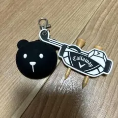 Callaway キャロウェイ　クマ　ゴルフボールマーカー　キーホルダーのサムネイル
