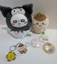 ちいかわ　サンリオコラボ　きらめっこ　Kiramekko モモンガ×クロミ