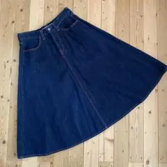 ブロカント　デニムフレアスカートのサムネイル