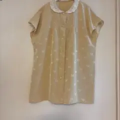 古着　ブラウス　フレンチスリーブ　レディース