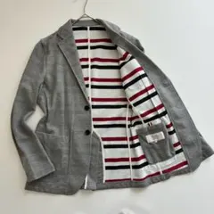 美品 BEAMS LIGHTS ジャージー テーラードジャケット グレー