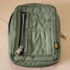 ALPHA ミニポーチ カーキ色 アルファーインダストリーズ ポーチ