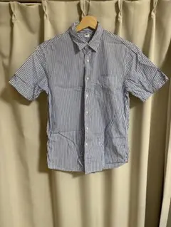 UNIQLO ストライプ 半袖シャツ Sサイズ 春夏のサムネイル