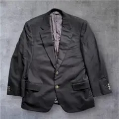 【美品/カシミヤ100%/ガラス釦】Brooks Brothers 黒ブレザーのサムネイル