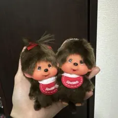 顔でかモンチッチ キーチェーン SS マスコット 2個セット