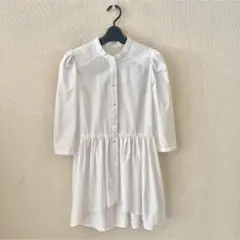 BORDERS at BALCONY GATHER SHIRT TUNICのサムネイル