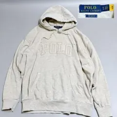 【現行QRタグ】ポロラルフローレン スウェットパーカー　ビッグフィット　XL