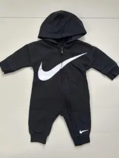 NIKE ベビー ロンパース フーディー ブラック