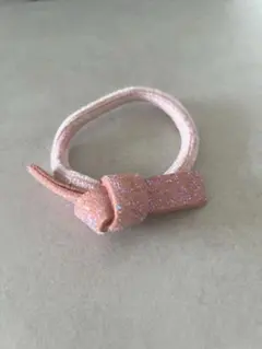 美品　acca アッカ ドレスポニー　リボン　ヘアゴム　ピンク acca アッカ ヘアゴム ポニー リボン ヘアアクセサリー ベージュ