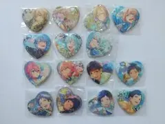 あんスタ とるパカ ハート型缶バッジ ハート缶 fine 英智 渉 桃李 弓弦