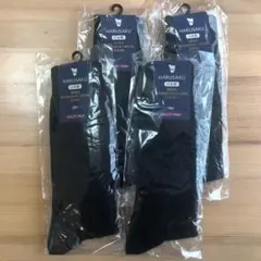 ファミちゃん様専用 HARUSAKUソックス27～29cm 黒 綿 日本製 4足